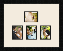 passe partout  1 - 12x9 and 3 - 9x12 photos