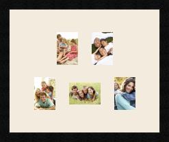 passe partout  4 - 9x12 and 1 - 12x9 photos