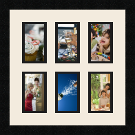 passe partout  6 - 8x13 photos